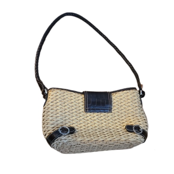 Brighton Straw Shoulder Bag Woven Natural - Picture 7 of 9